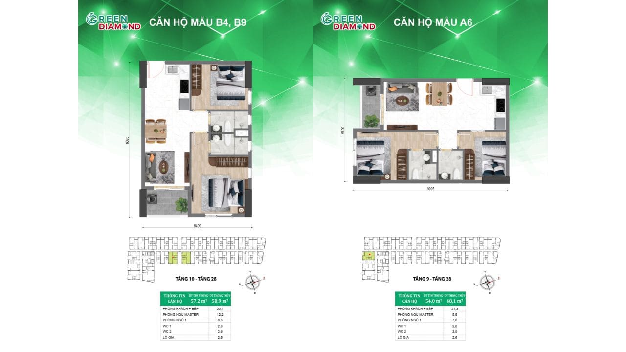 Thiết Kế Căn 2PN 2WC