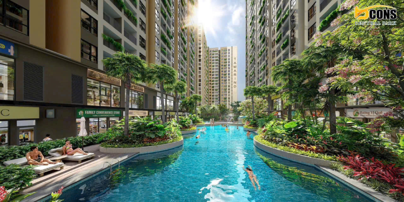 Tiện ích nội khu Bcons Central Park